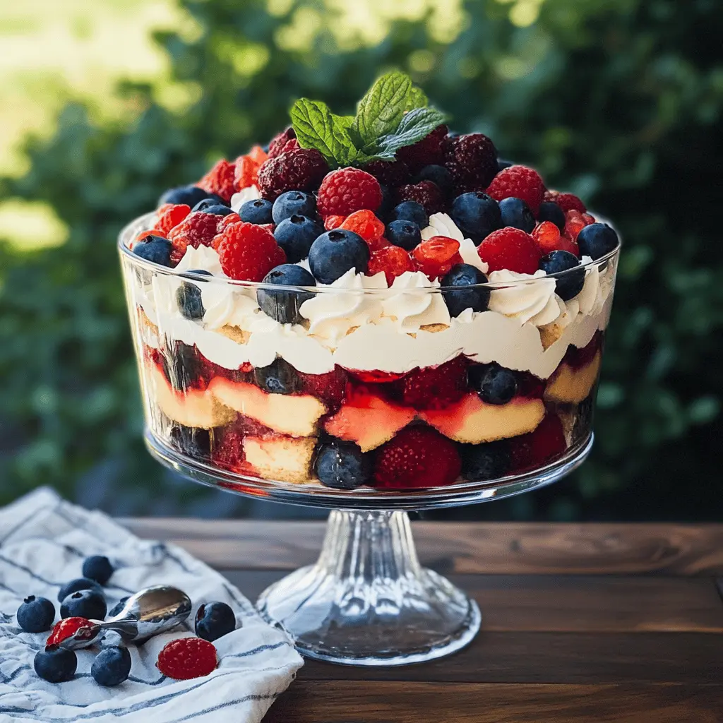 Layered with rich vanilla custard, fluffy whipped cream, and fresh berries, this berry trifle is a dessert that everyone will love! Perfect for family gatherings or special occasions, its vibrant colors and delightful textures make it a showstopper. Save this recipe for a sweet treat that’s easy to make and hard to resist!