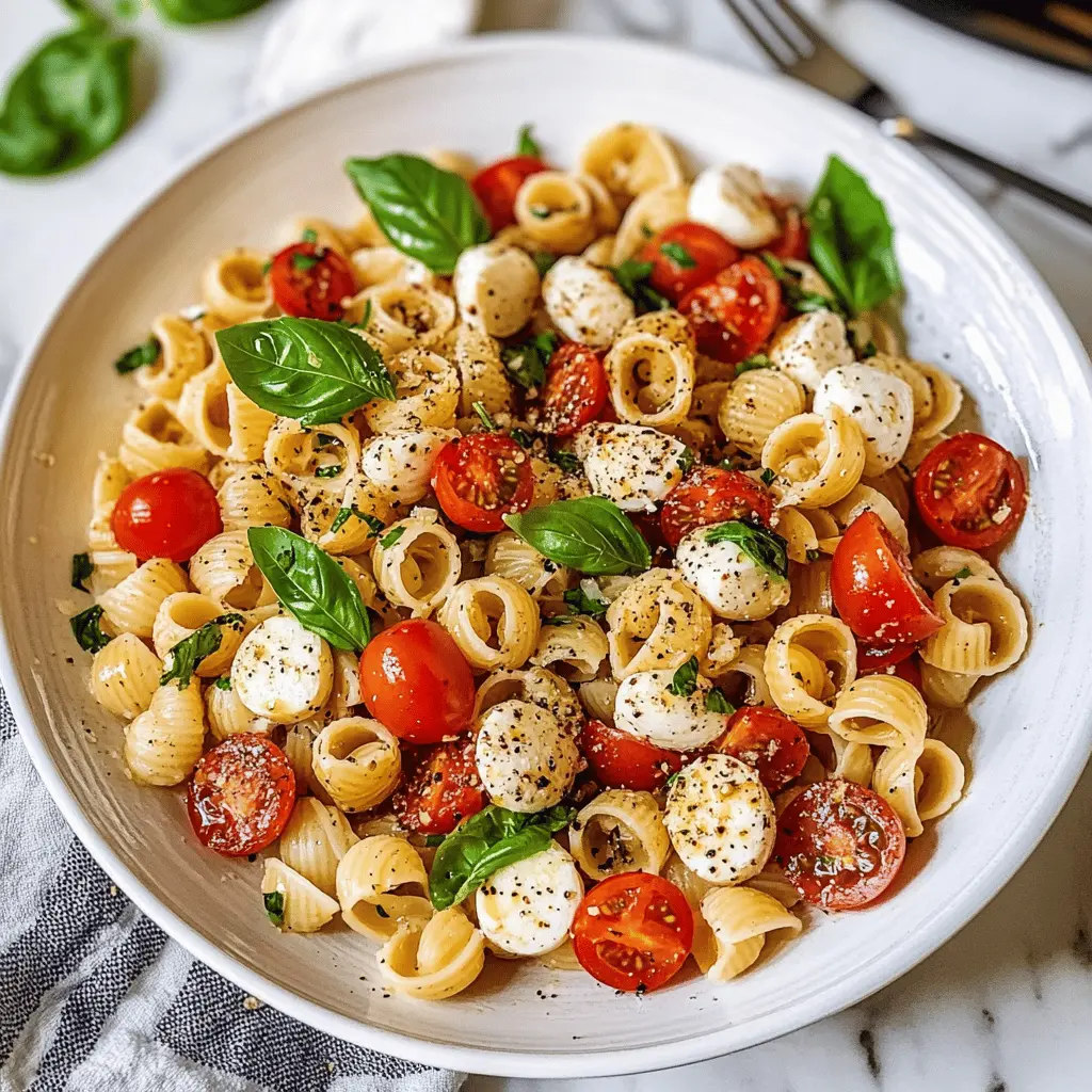 Bring a burst of summer flavors to your table with this Best Caprese Pasta Salad! Featuring fresh mozzarella, juicy tomatoes, and fragrant basil, it’s the perfect blend of tastes. Easy to whip up and ideal for picnics, barbecues, or as a refreshing side dish. Save this recipe to impress your guests at the next gathering!