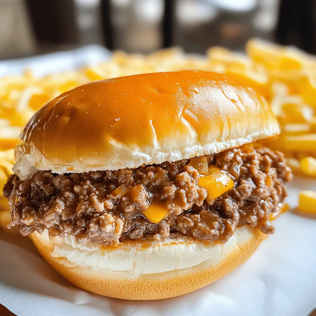 Transform your dinner with these Big Mac Sloppy Joes! Juicy beef, melty cheese, and special sauce come together in a fun twist on a classic favorite. Perfect for family meals or game day gatherings, these Sloppy Joes are sure to delight everyone. Save this recipe to enjoy a deliciously messy treat any night of the week!