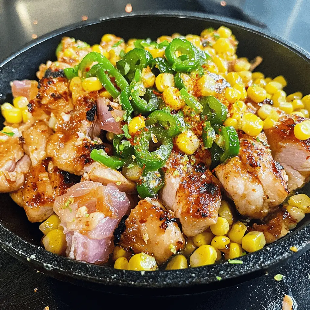 Spice up your dinner with this Blackstone Jalapeno Lime Chicken and Corn recipe! Featuring juicy chicken marinated in tangy lime and topped with zesty jalapenos, this dish bursts with flavor. Perfect for summer barbecues or a quick weekday meal. Save this recipe for your next cookout or family gathering – it’s sure to impress!