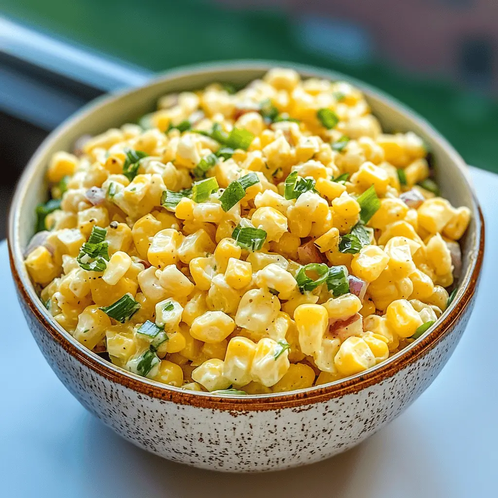 Looking for a delightful dish to impress your guests? Try this easy Crack Corn Salad! Made with fresh corn, crispy bacon, creamy dressing, and zesty spices, this salad is a burst of flavor in every bite. Perfect for summer barbecues, potlucks, or simply a tasty side dish. Save this recipe to bring a crowd-pleasing favorite to your next gathering!