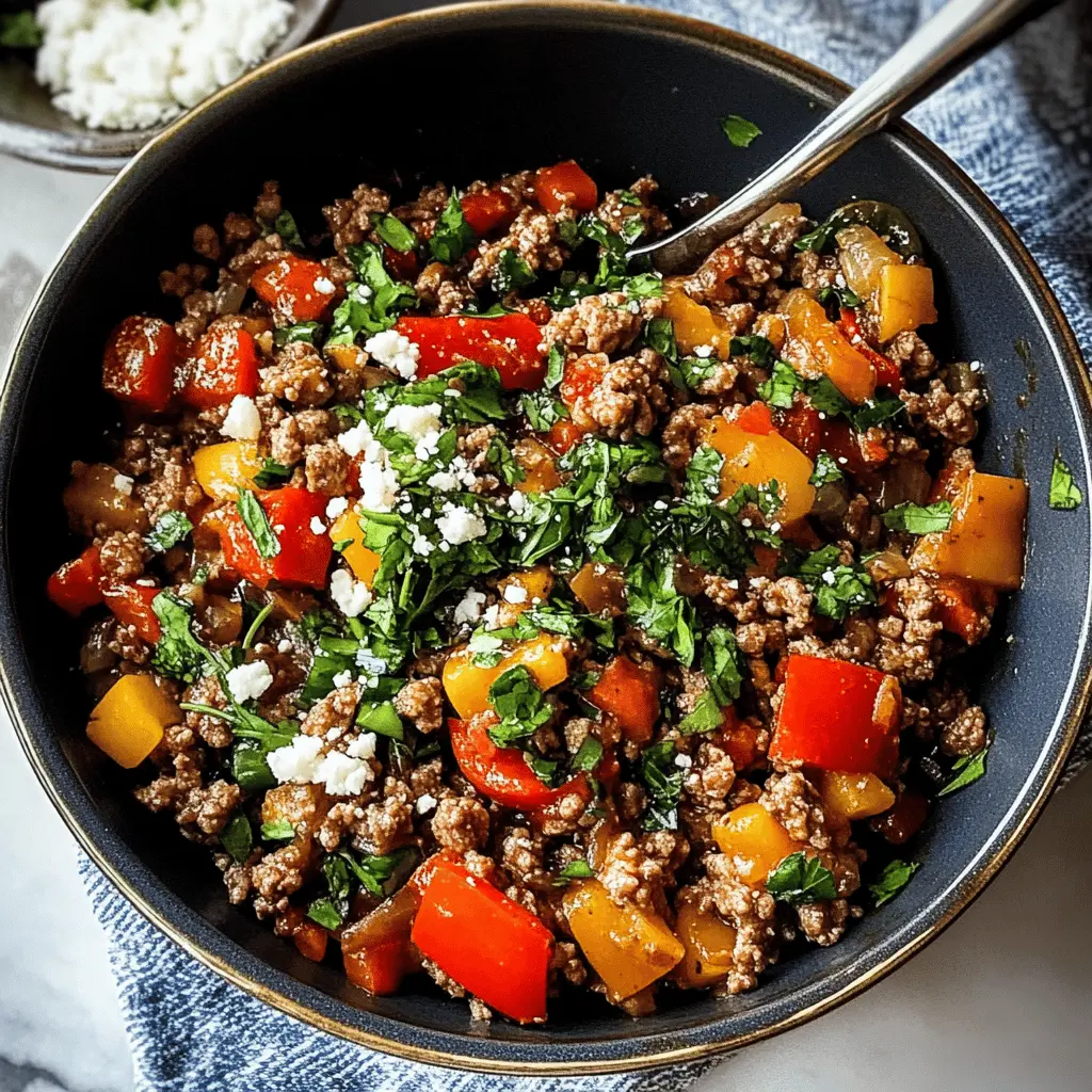 Bring the flavors of the Mediterranean to your kitchen with this quick and tasty Ground Beef Stir Fry! Packed with spices, colorful veggies, and hearty beef, it's a dish the whole family will love. Perfect for busy weeknights or casual gatherings, make sure to save this recipe for your next meal prep! Enjoy the vibrant taste of summer any time of the year!