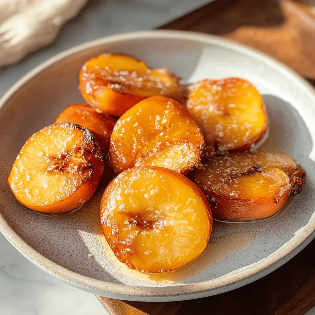 Looking for a quick and delicious dessert? Try these Easy Air Fryer Peaches! With their sweet, caramelized flavor and juicy texture, they make an irresistible treat. Just a few ingredients and your air fryer do all the work! Perfect for summer gatherings or a cozy night in. Save this recipe for a delightful and simple way to enjoy fresh peaches any time of year!
