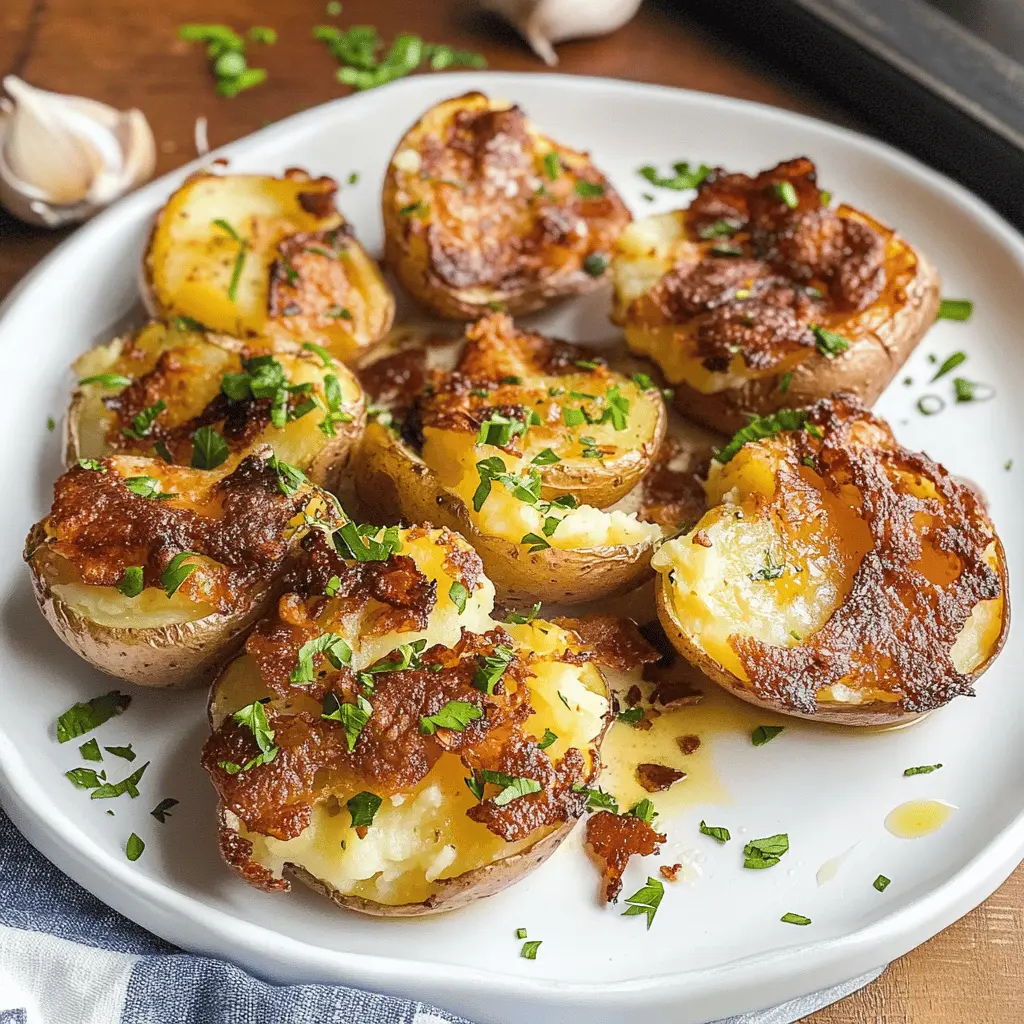 Add a crispy twist to your dinner with these Easy Blackstone Smashed Potatoes! Perfectly seasoned and perfectly crispy, these potatoes are a delightful side for any meal. Made with simple ingredients, they bring a burst of flavor to your table. Be sure to save this recipe for your next gathering or family dinner!