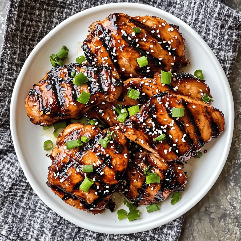 Easy Marinated Asian Grilled Chicken Recipe
