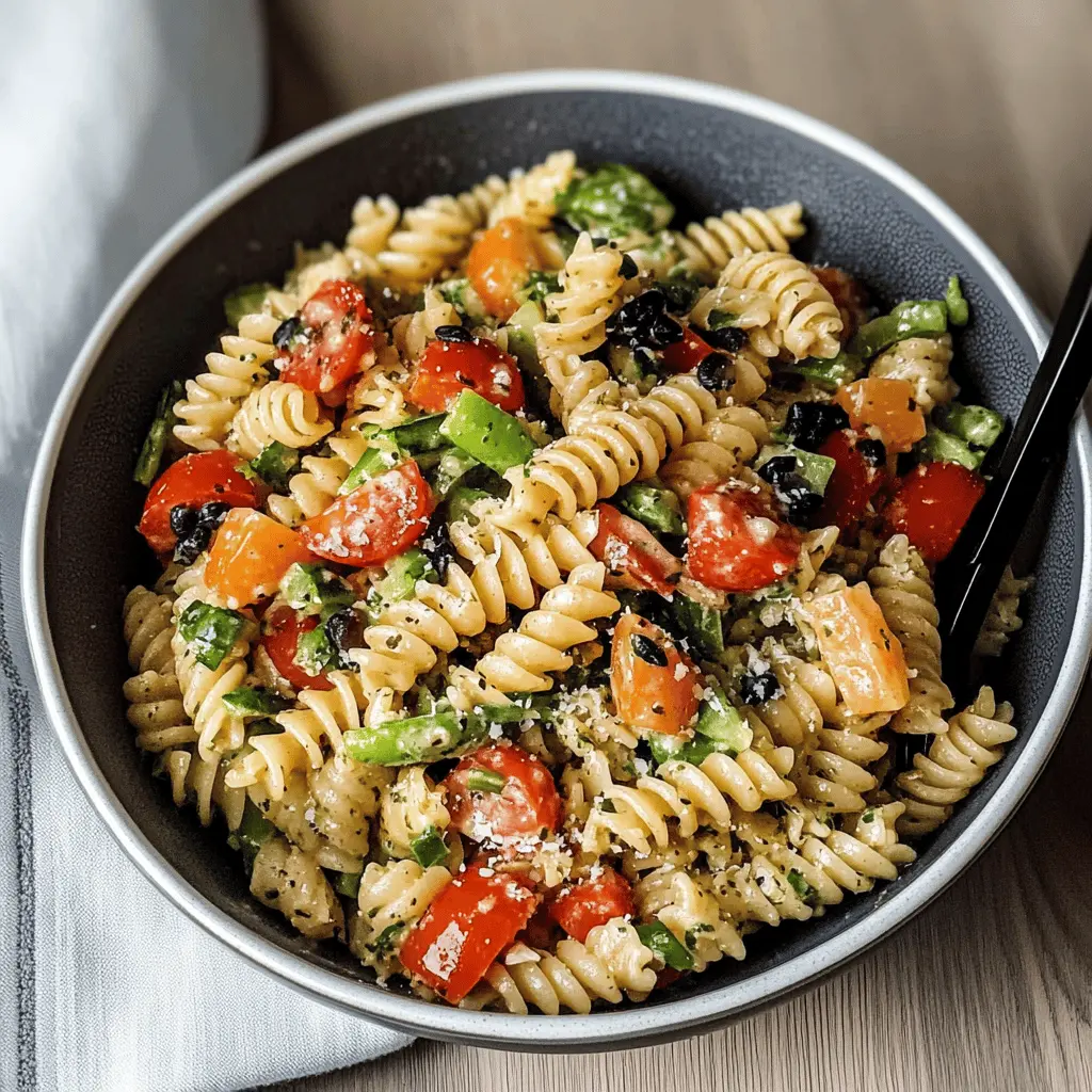 Boost your day with this delicious High Protein Pasta Salad! Packed with protein-rich ingredients like chickpeas, grilled chicken, and fresh vegetables, it's perfect for lunch or a quick dinner. Whip it up in just 20 minutes and enjoy a nutritious meal that satisfies. Save this recipe for your next gathering or meal prep!