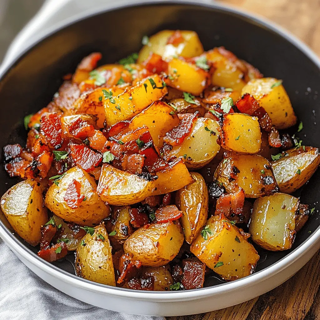 Transform your everyday potatoes into a delightful dish with these Honey Bacon Roasted Potatoes! This recipe combines the sweetness of honey with the savory crunch of bacon for a mouthwatering flavor explosion. Perfect for a cozy family dinner or a festive gathering, you'll want to save this one for sure! Get ready to impress your friends with this easy and delicious side dish.