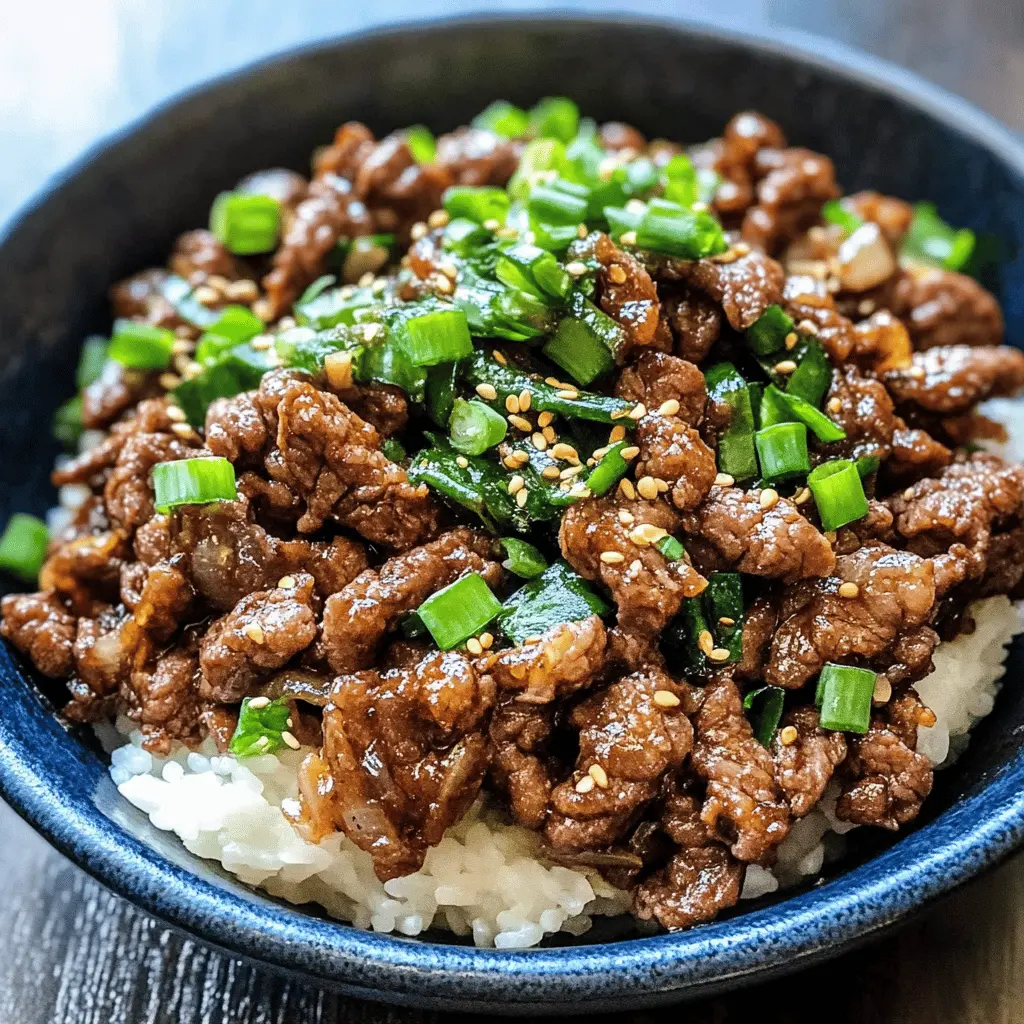 This Korean Beef recipe brings the bold and savory flavors of Korean cuisine right to your kitchen! Made with tender beef, soy sauce, and a hint of garlic, it’s perfect for a quick weeknight dinner. Serve it over rice or with lettuce wraps for a delicious meal. Save this pin for an easy recipe that everyone will love any night of the week!