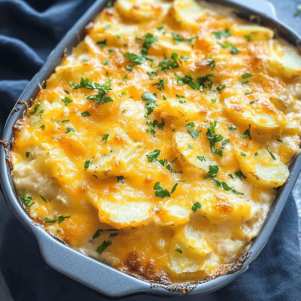 These Smoked Cheesy Potatoes are the ultimate side dish for any barbecue or family gathering! Loaded with gooey cheese and a smoky flavor, they're sure to impress. Perfectly tender and bursting with deliciousness, these potatoes will be the star of your meal. Save this recipe for your next cookout or cozy dinner and enjoy every bite!