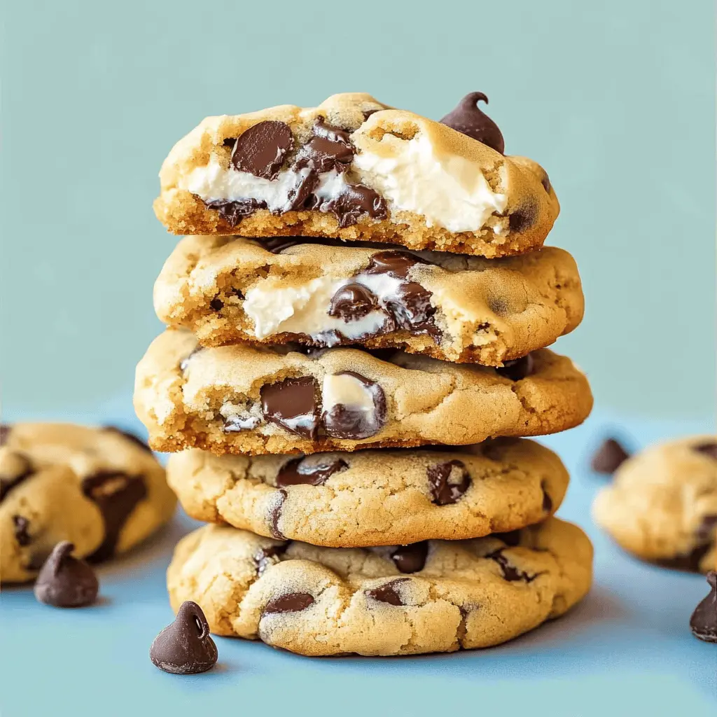 Get ready to enjoy these Softbatch Cream Cheese Chocolate Chip Cookies! With a perfect balance of chewy and soft textures, these cookies are enriched with cream cheese for an extra delightful bite. The gooey chocolate chips make every cookie a treat! Save this recipe for your next gathering or cozy night in; everyone will be asking for seconds!