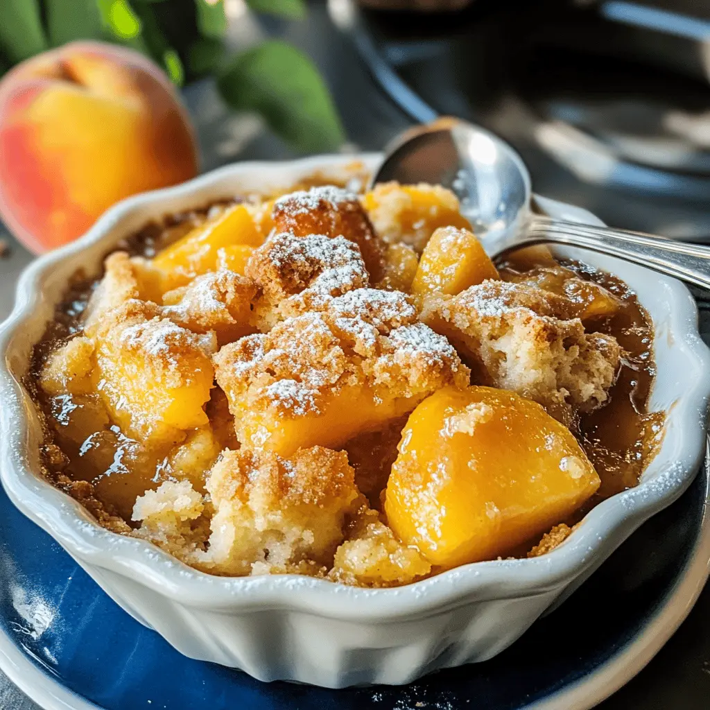 Warm, flaky, and bursting with sweet peaches, this Southern Peach Cobbler is a timeless classic! With a golden crust and a hint of cinnamon, it's the perfect dessert for summer gatherings or cozy family dinners. Save this recipe to bring a taste of the South to your kitchen for your next occasion! 🍑🥧✨