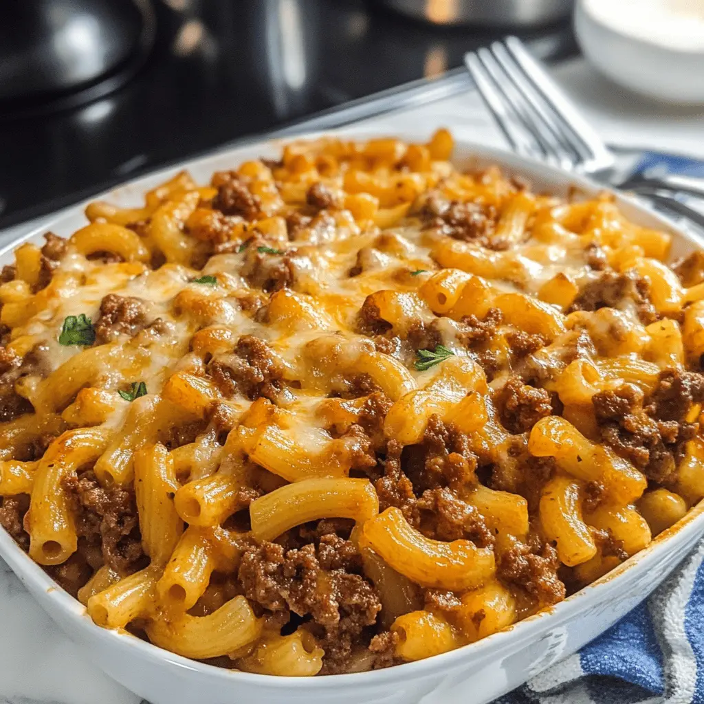Cozy up with this easy, homemade Beefaroni recipe that's a hit with kids and adults alike! With tender pasta smothered in a savory beef and tomato sauce, it's comfort food at its finest. Perfect for busy weeknights or family gatherings, save this recipe for a delicious and satisfying meal anytime!