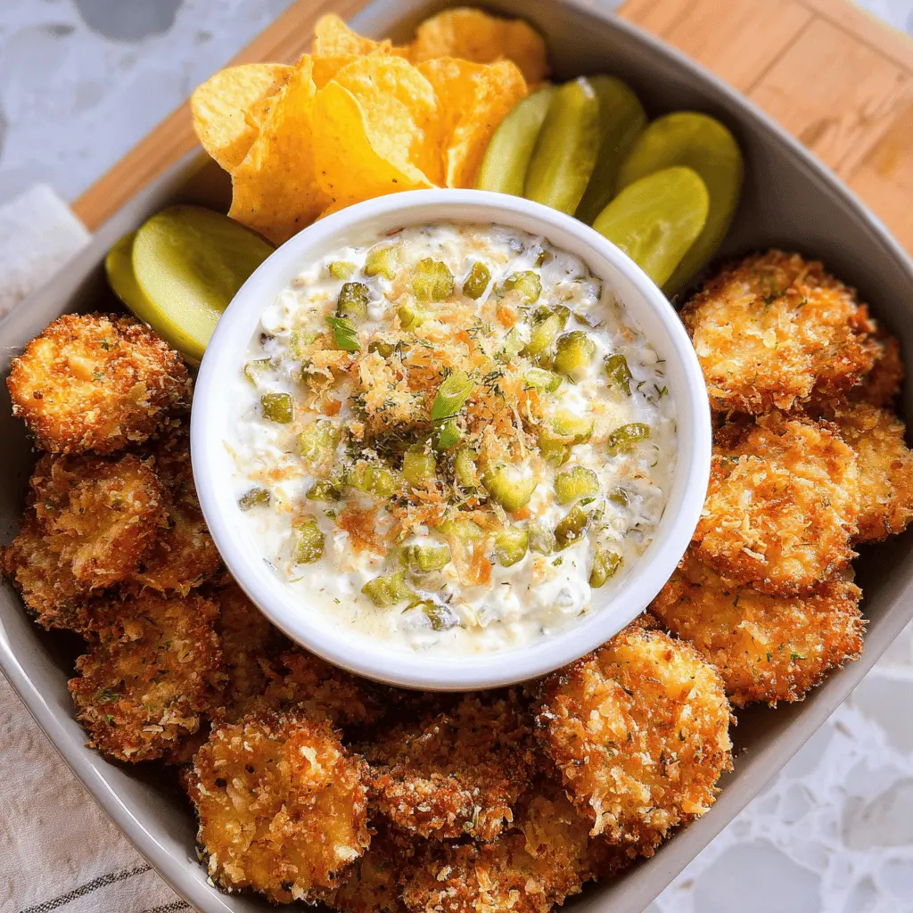 Easy Cheesy Fried Pickle Dip Recipe