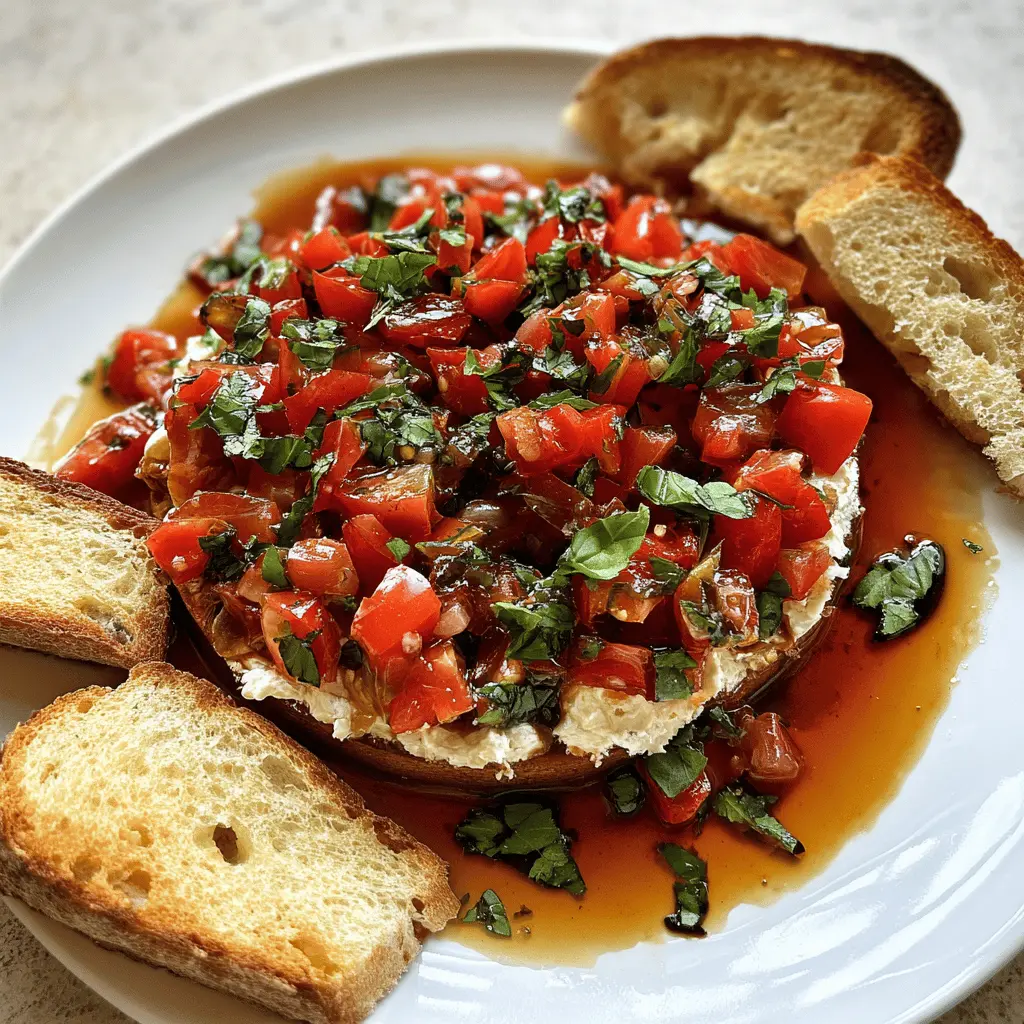 Easy Bruschetta Dip Recipe for Parties