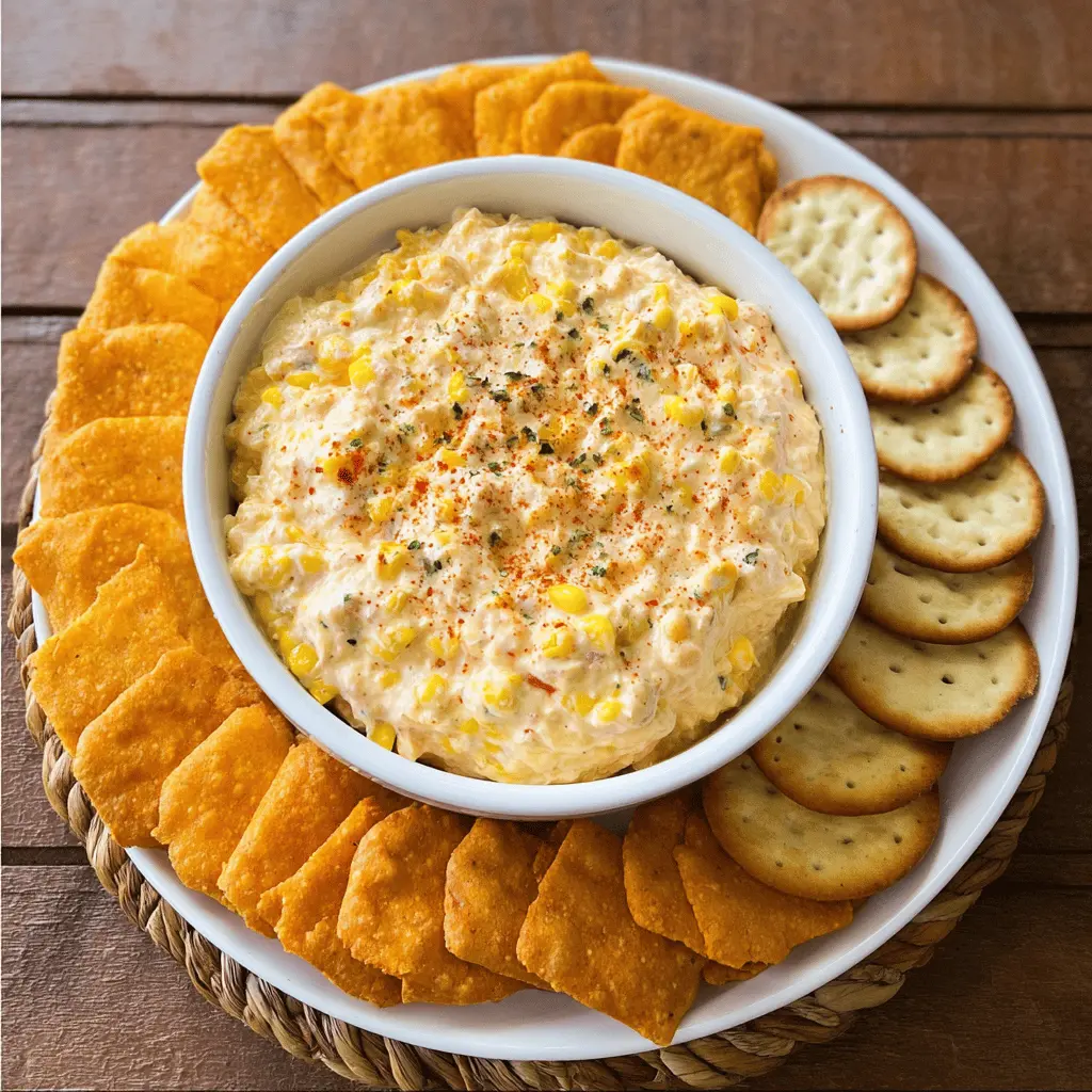 Easy Cream Cheese Corn Dip Recipe