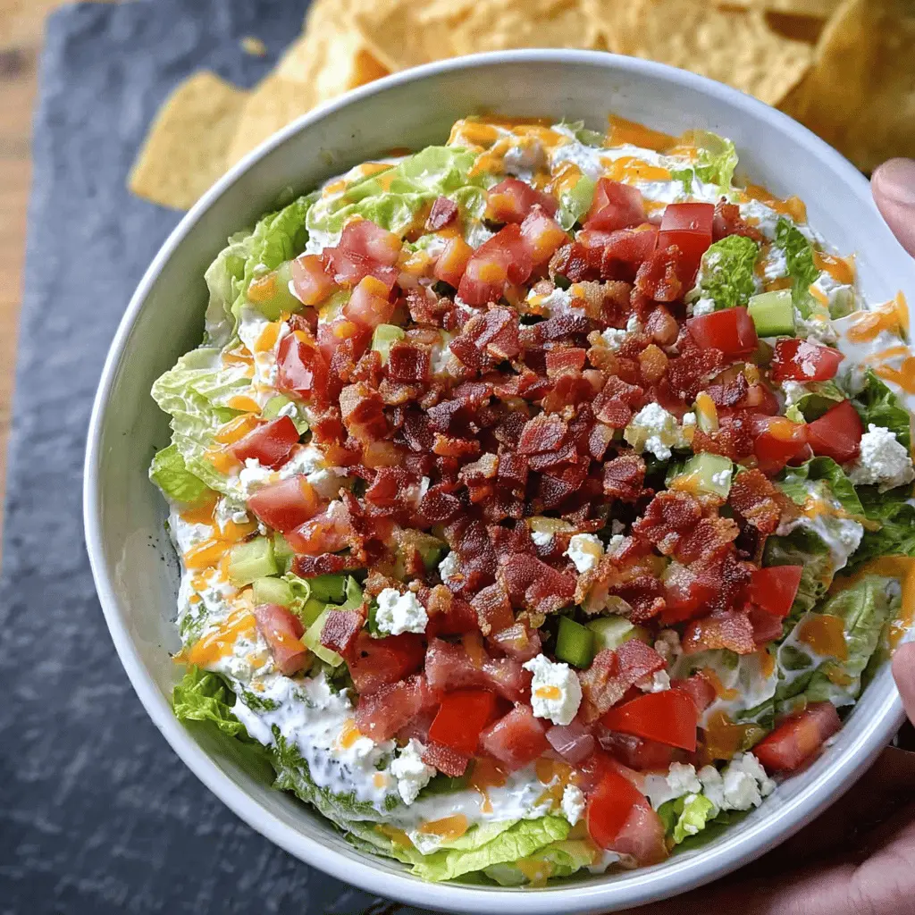 Easy Wedge Salad Dip Recipe for Parties