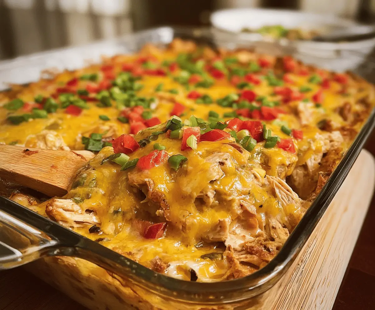 Easy Chicken Fajita Casserole Recipe