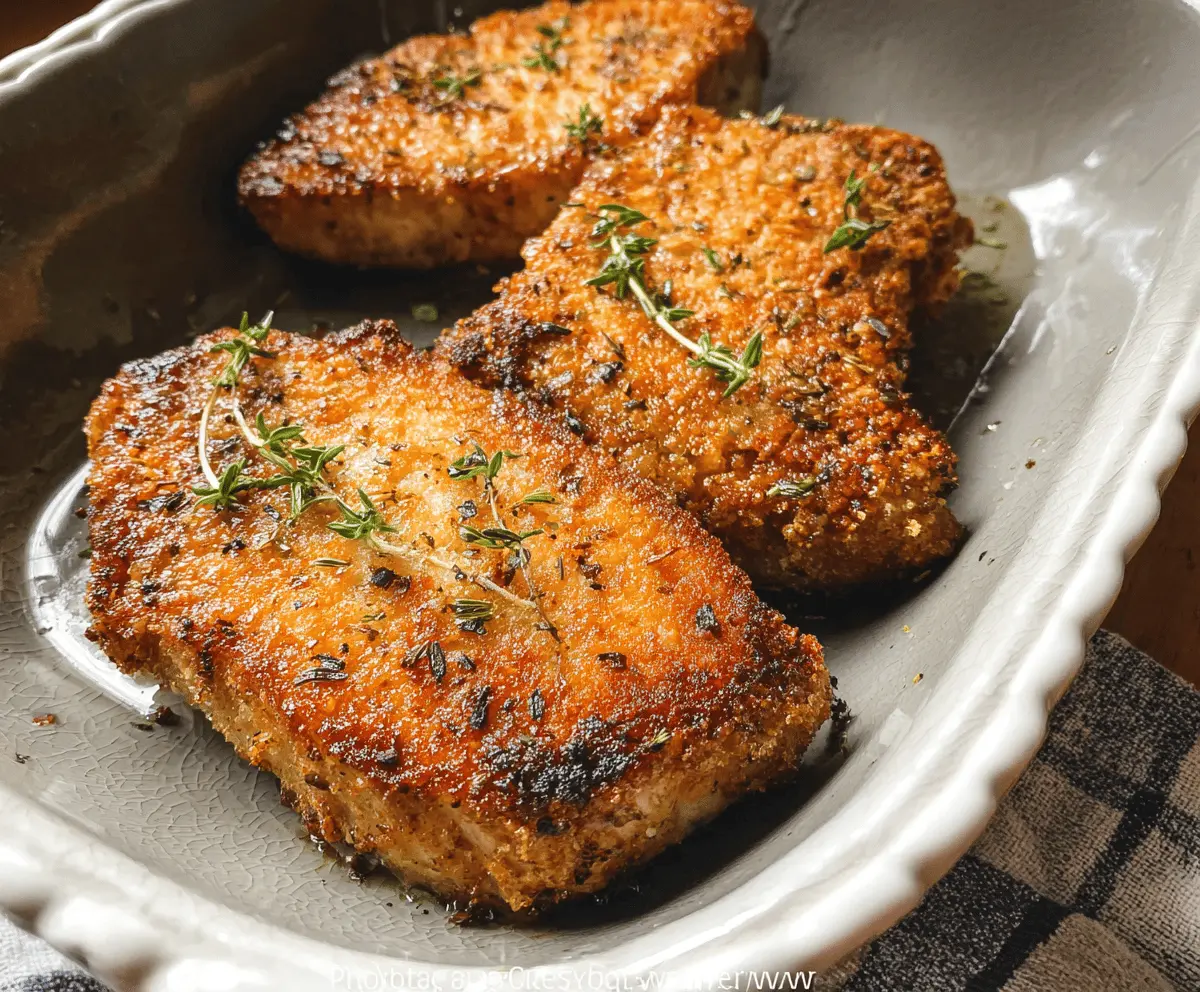 Crispy Air Fryer Pork Chops Recipe