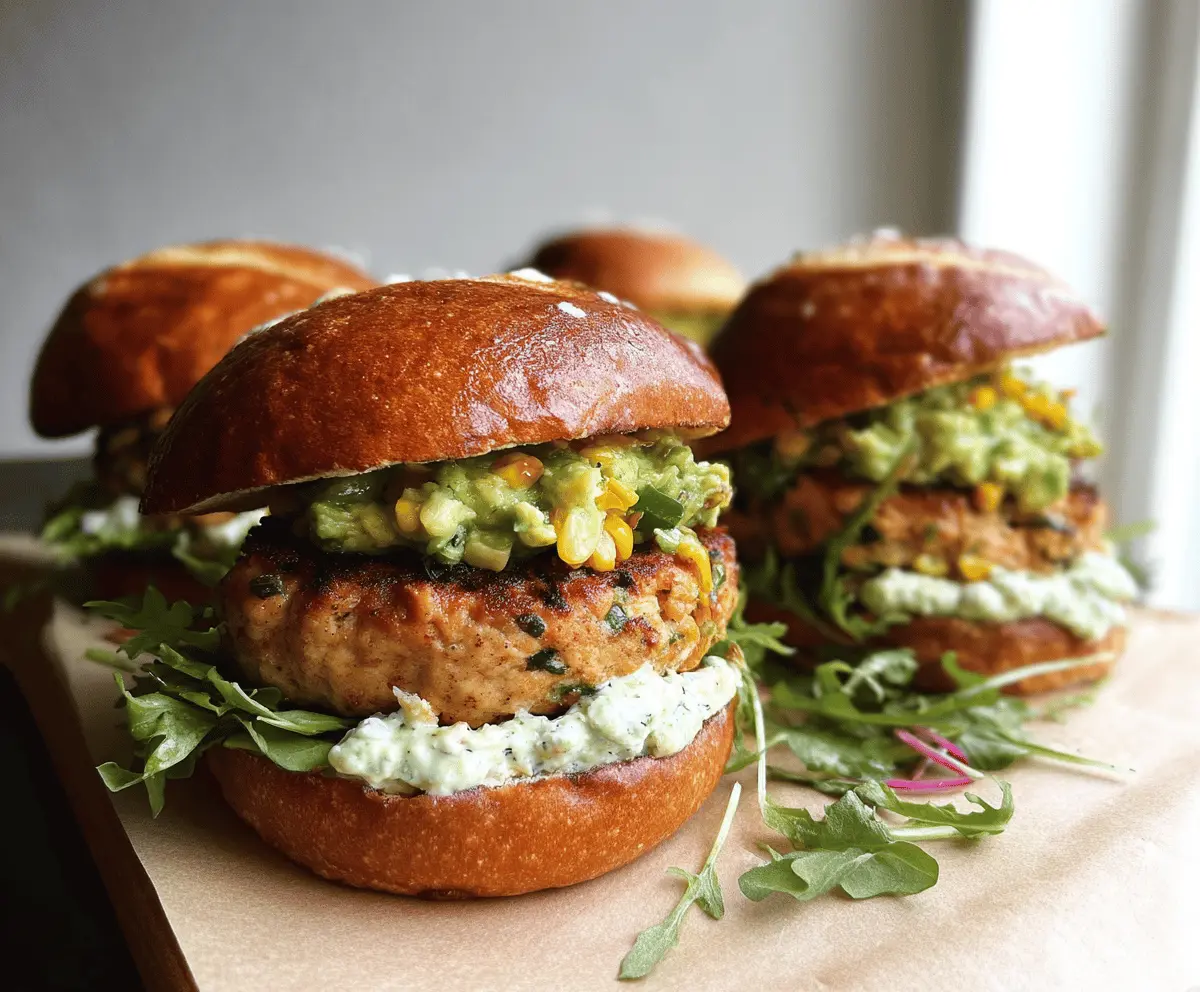 Easy Honey Jalapeño Turkey Burgers with Creamy Avocado