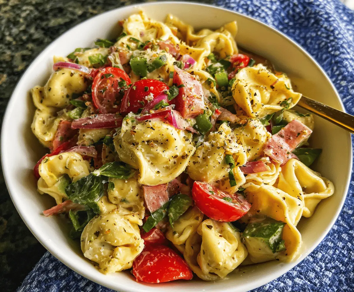 Easy Italian Tortellini Salad Recipe