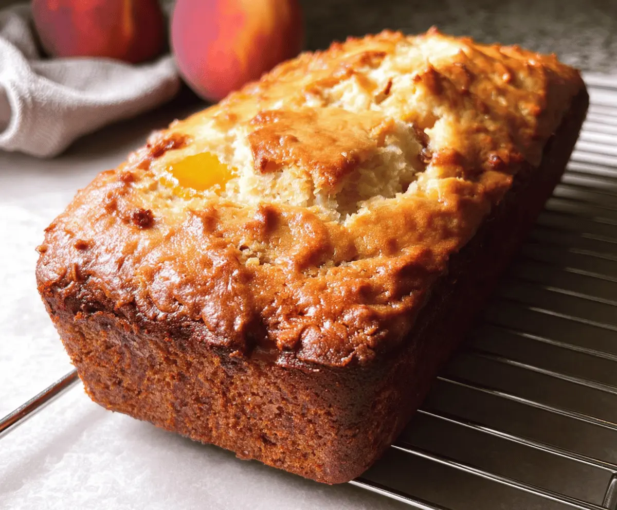 Easy Southern Peach Bread Recipe