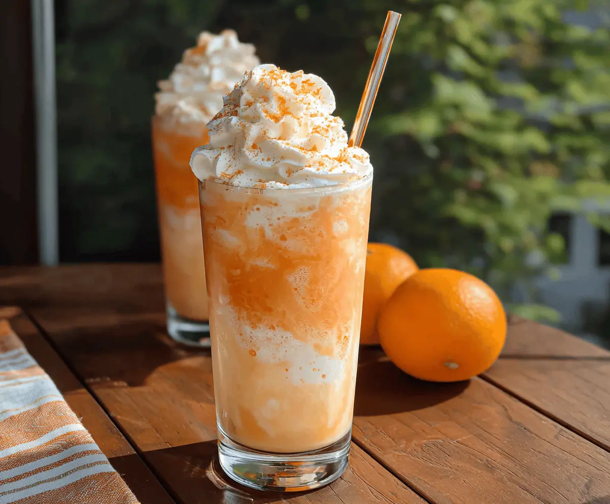 Easy Dirty Orange Creamsicle Float Recipe