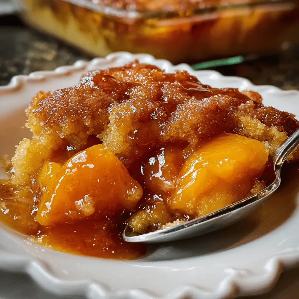 Easy Tennessee Peach Pudding Recipe