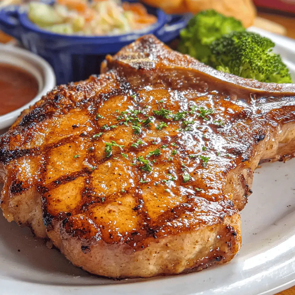 Easy Texas Roadhouse Style Pork Chops Recipe