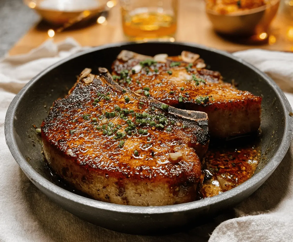 Easy Pork Chop Brine for Juicy Tender Meat