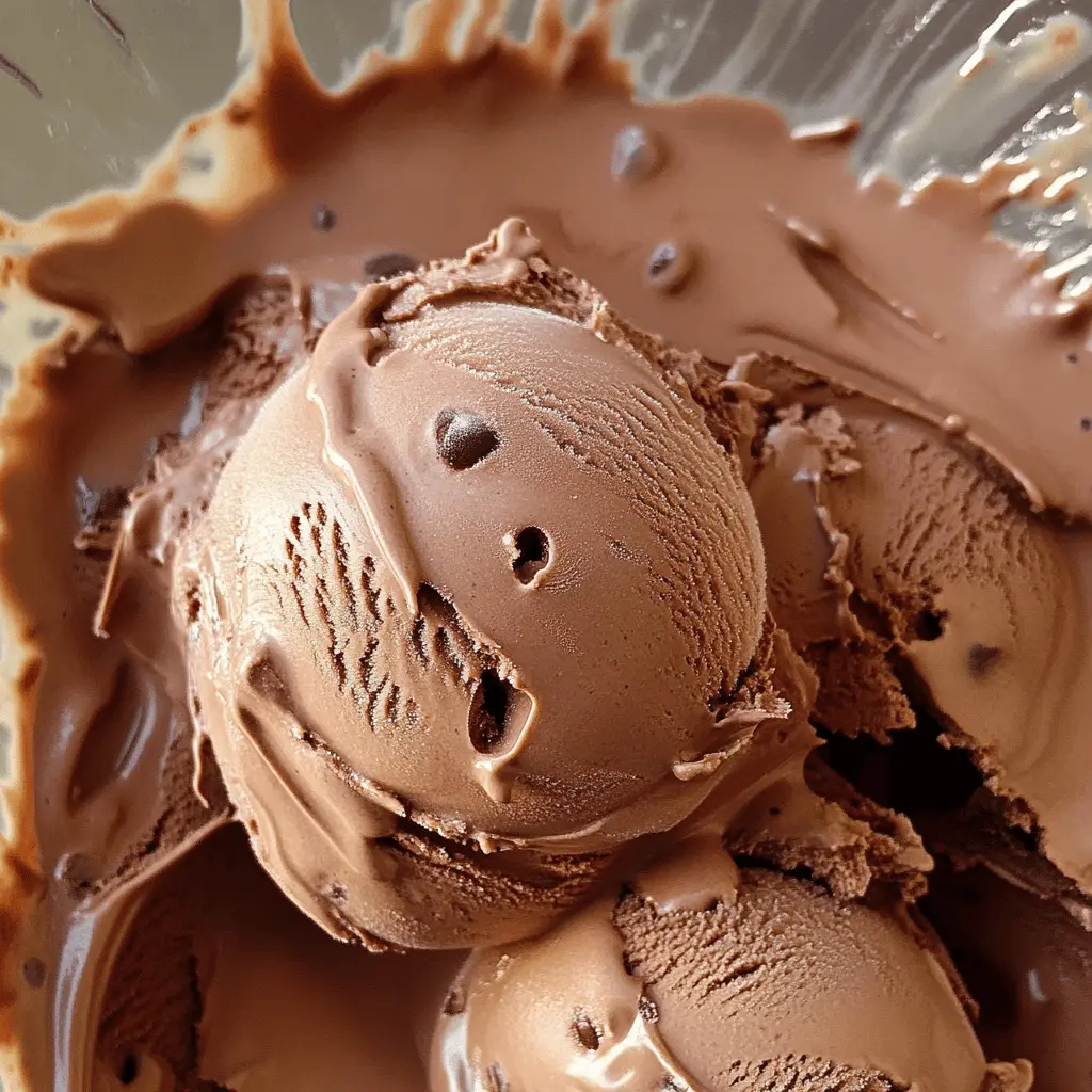 Easy Creamy Chocolate Custard Ice Cream Recipe