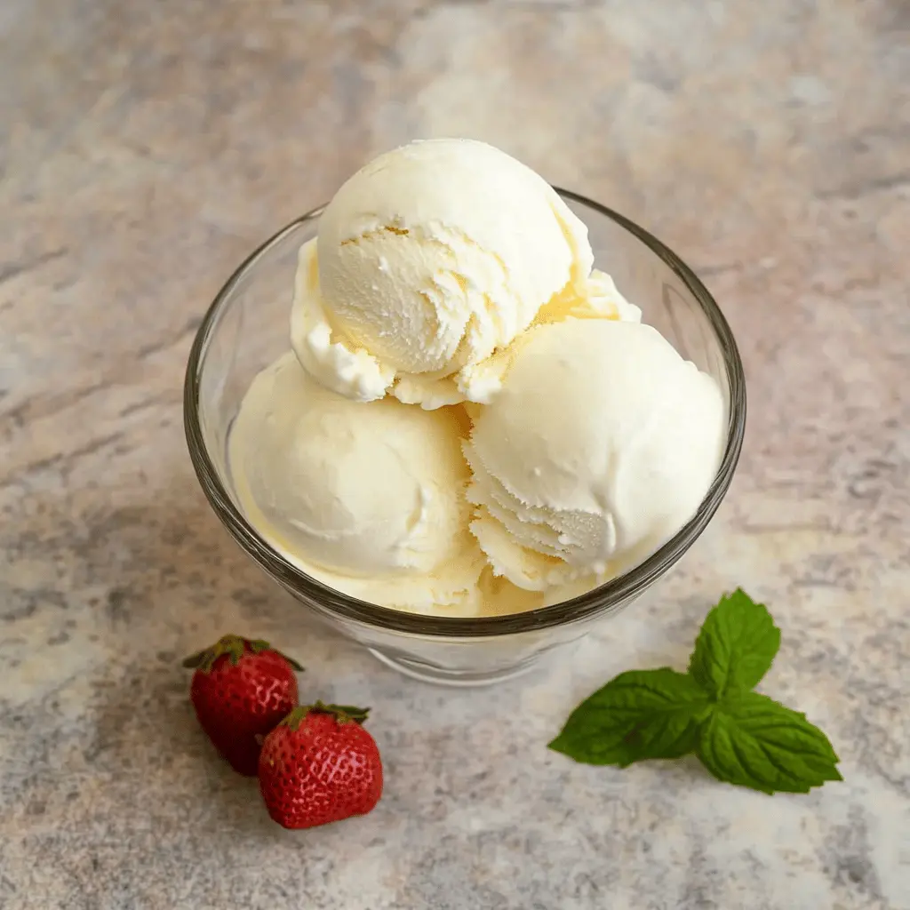 Easy Homemade Vanilla Ice Cream Recipe