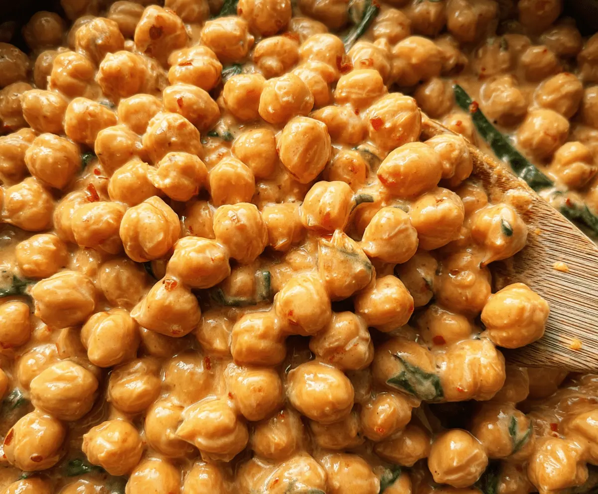 Cheesy Marry Me Chickpeas Recipe