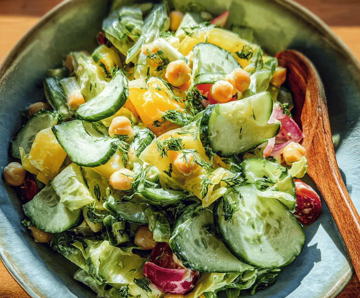 Bright and Fresh Vegan Sunshine Salad Recipe