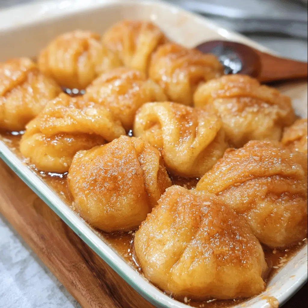 Easy Peach Dumplings Recipe for Summer Treats