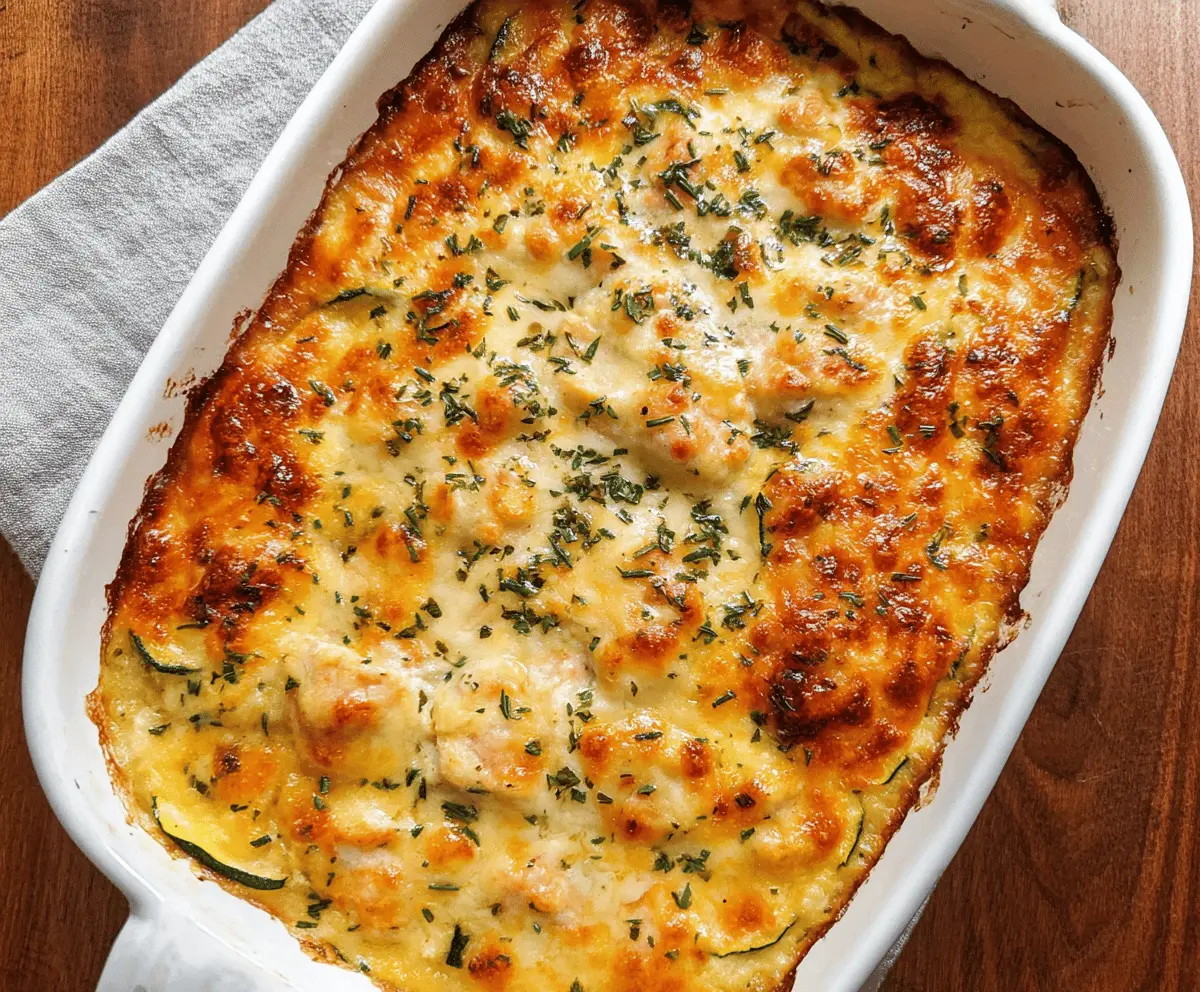 Easy Baked Chicken and Zucchini Casserole Recipe