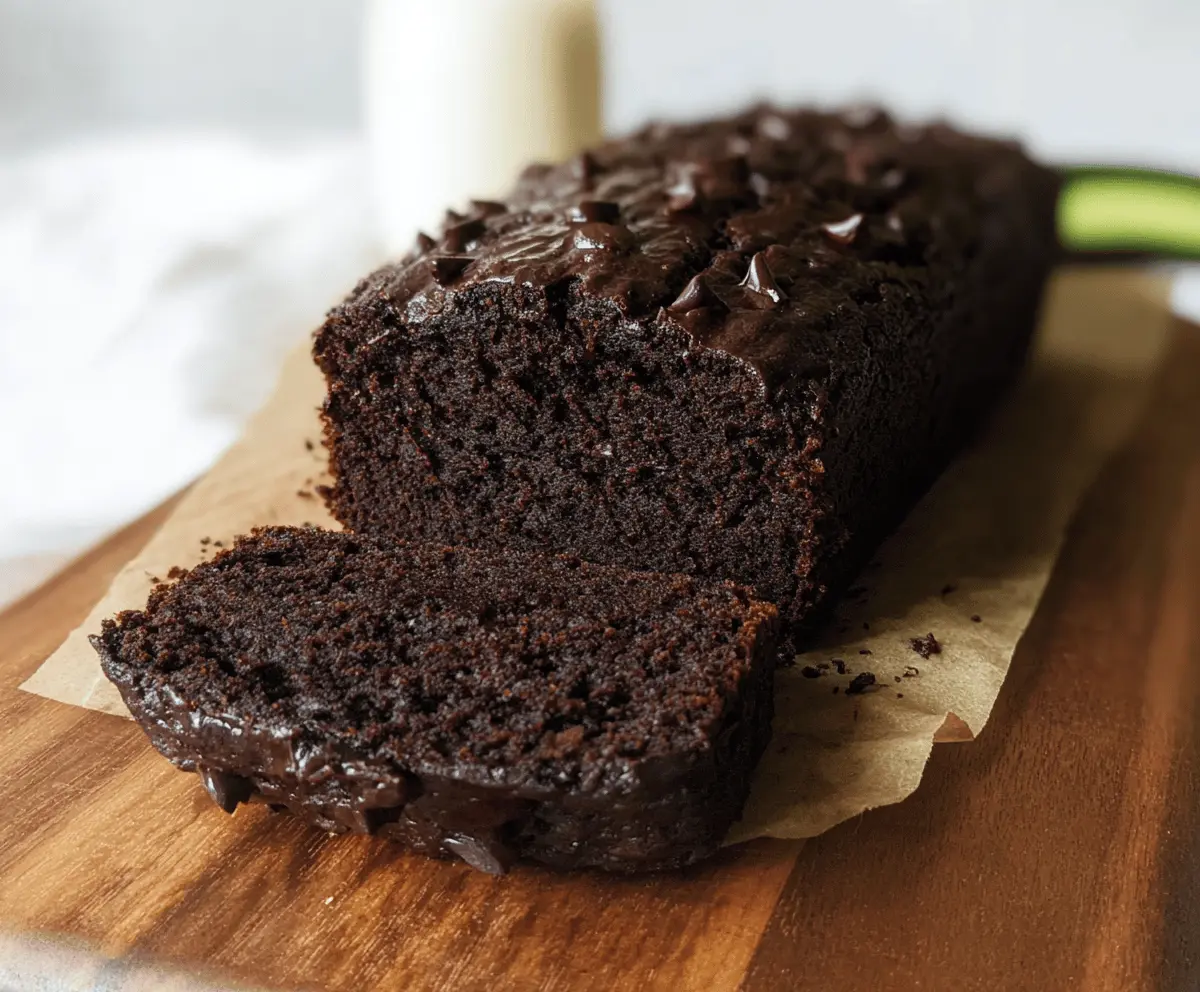 Easy Gluten-Free Chocolate Zucchini Bread