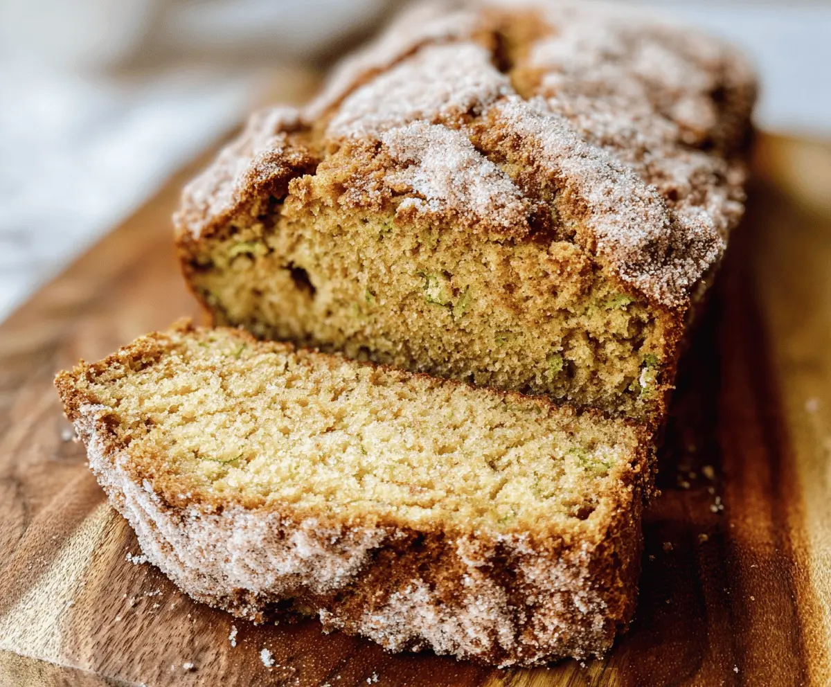 Moist Snickerdoodle Zucchini Bread Recipe