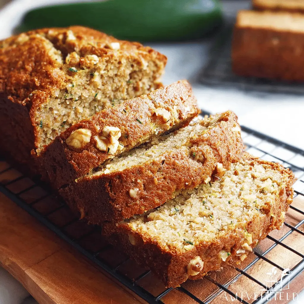 Moist Almond Flour Zucchini Bread Recipe