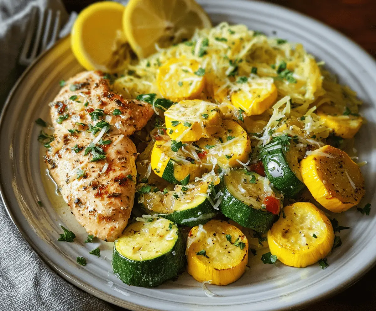 Easy Chicken Breast with Zucchini and Squash Recipe