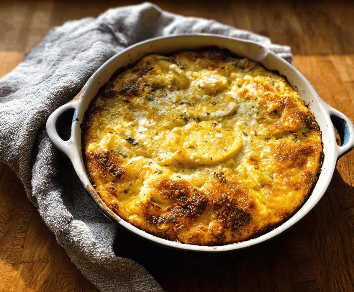 Easy Green Chile and Yellow Squash Casserole Recipe