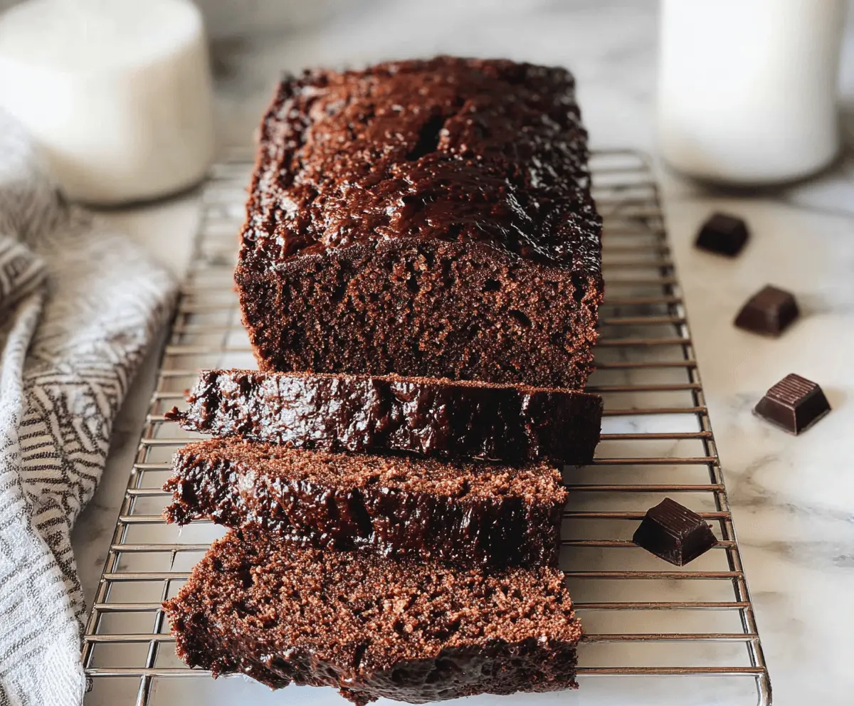 Healthy Chocolate Zucchini Bread Recipe
