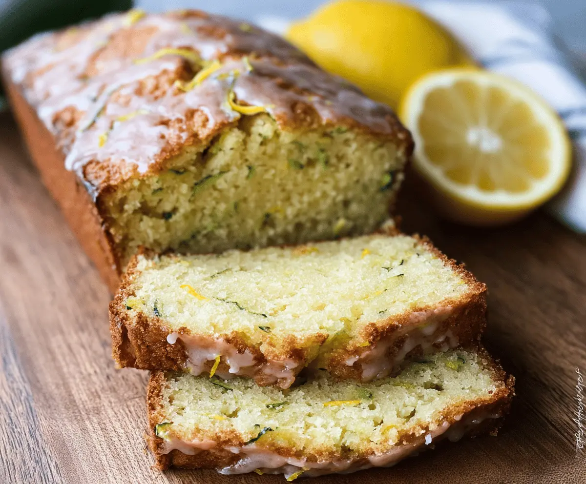 Moist Lemon Zucchini Bread Recipe