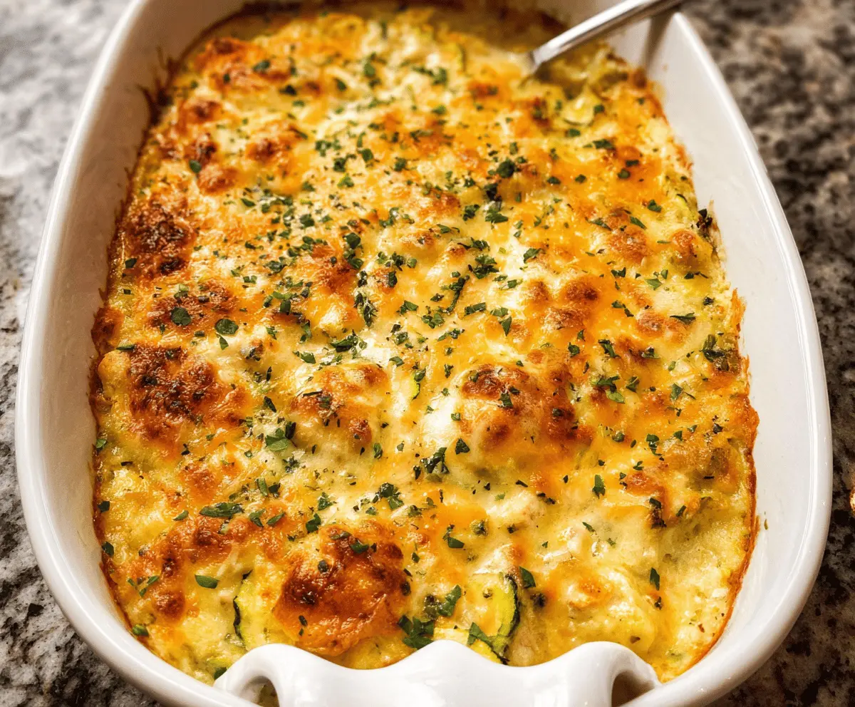 Easy Chicken Zucchini Casserole Recipe