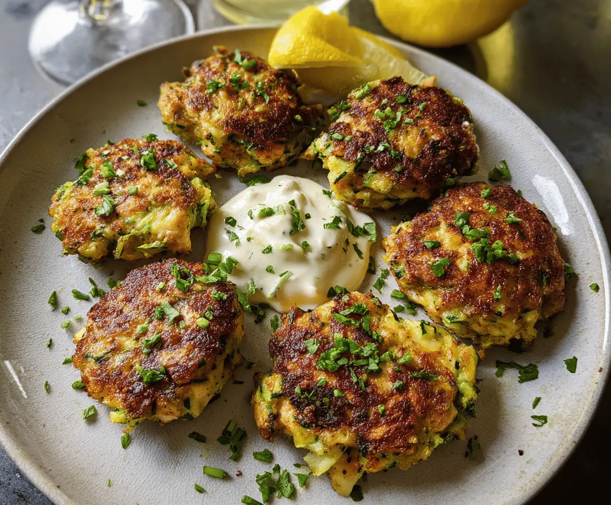 Healthy Chicken Zucchini Fritters Recipe