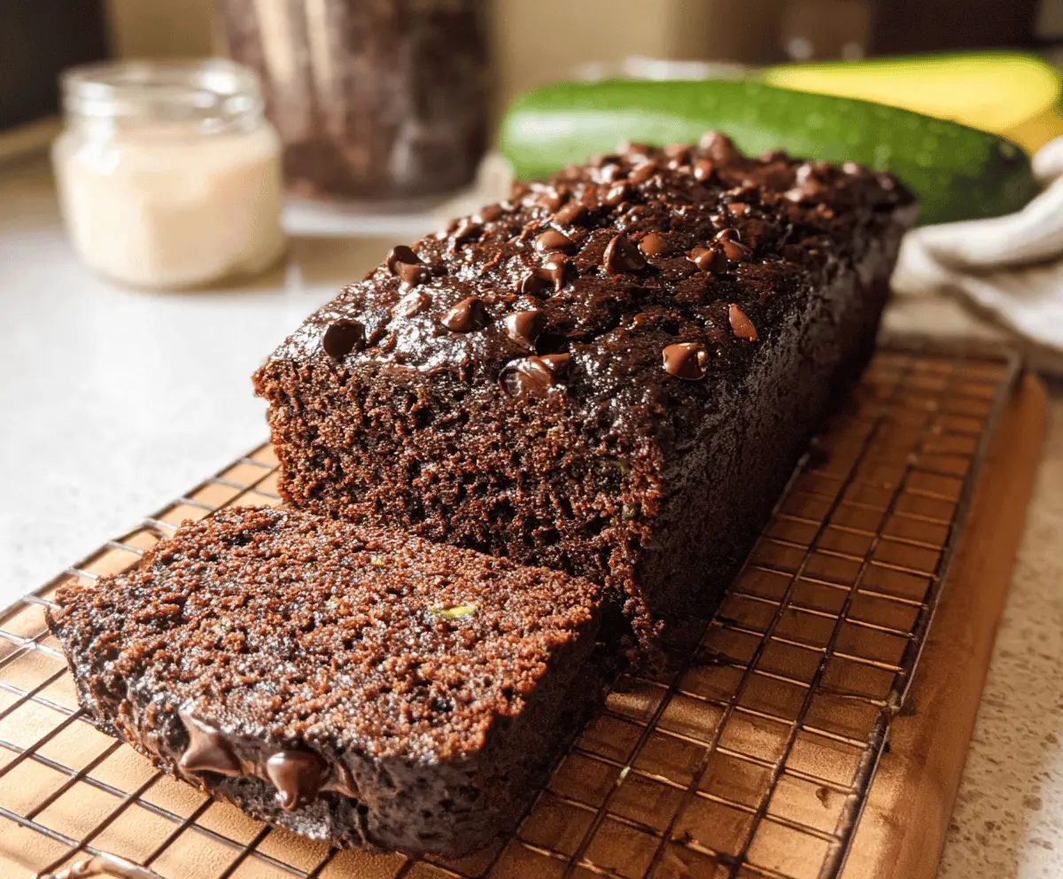 Moist Chocolate Zucchini Bread Recipe