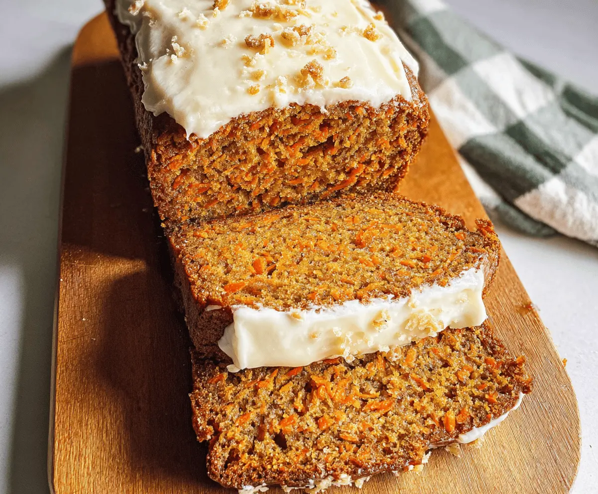 Easy Moist Carrot Bread Recipe