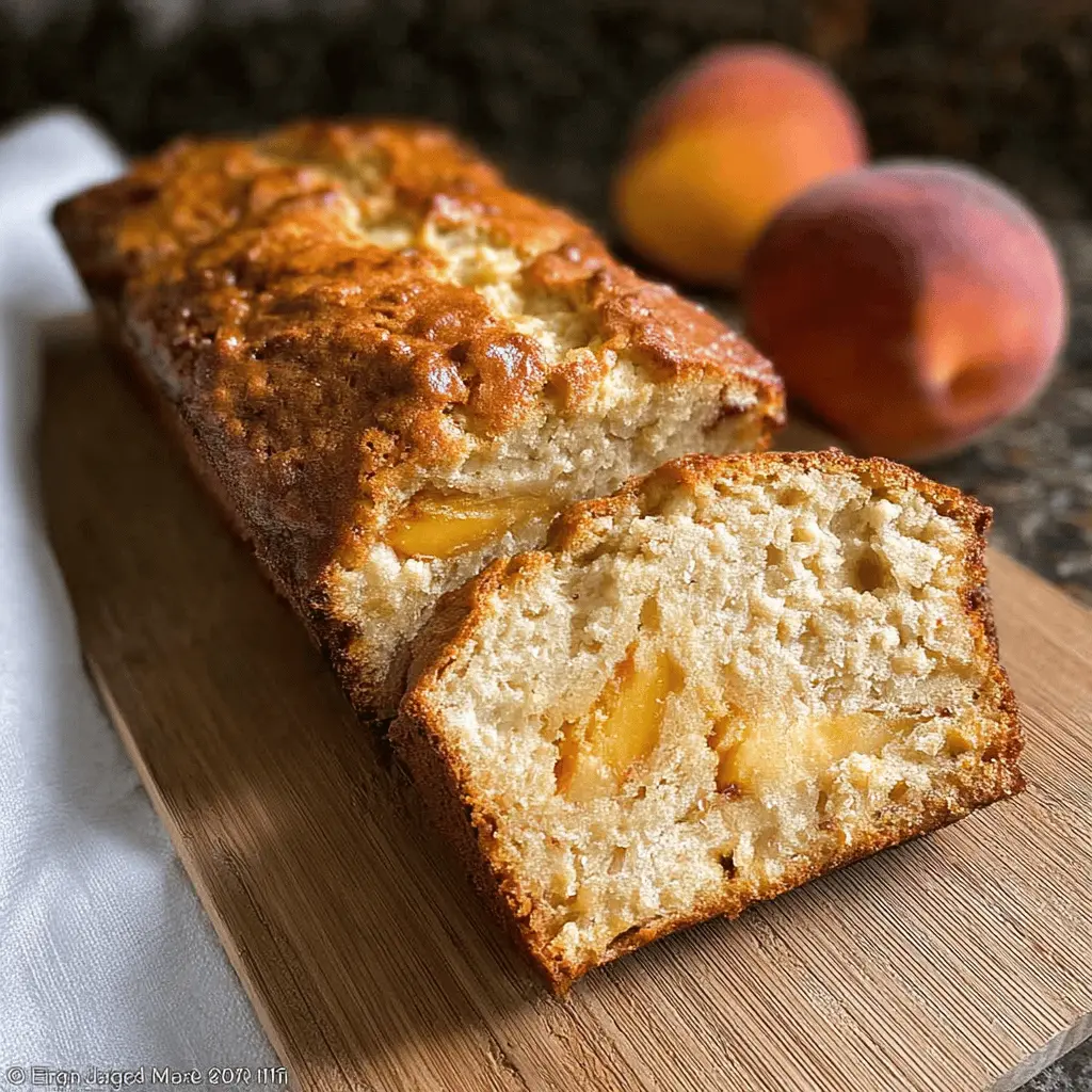 Easy Southern Peach Bread Recipe