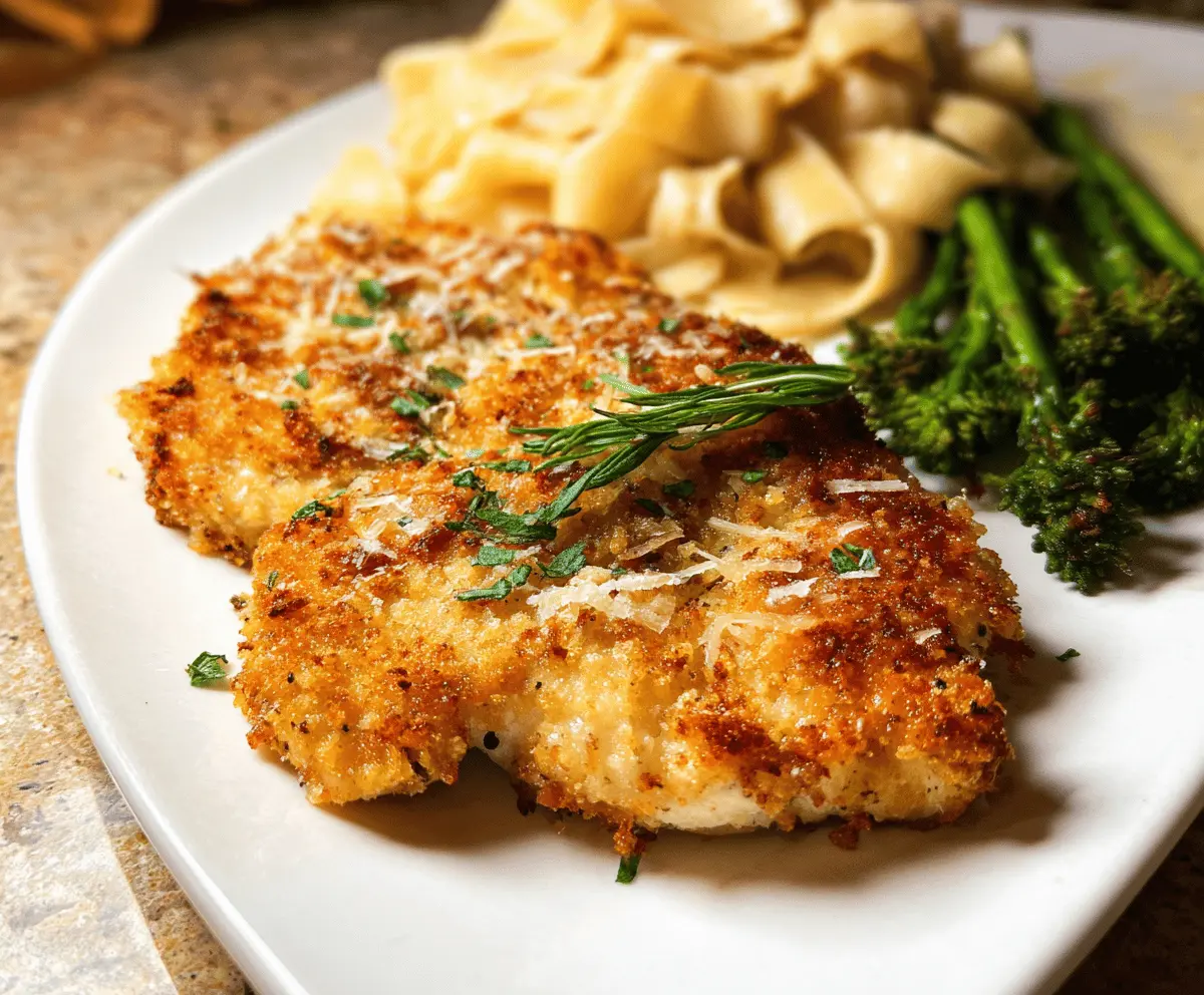 Crispy Parmesan Crusted Chicken Recipe