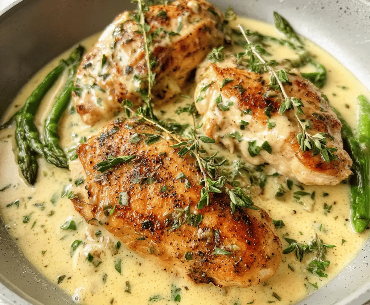 Creamy Herb Chicken Recipe Easy and Delicious