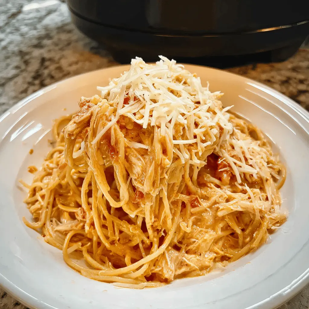 Easy Crockpot Chicken Spaghetti Recipe for Busy Nights